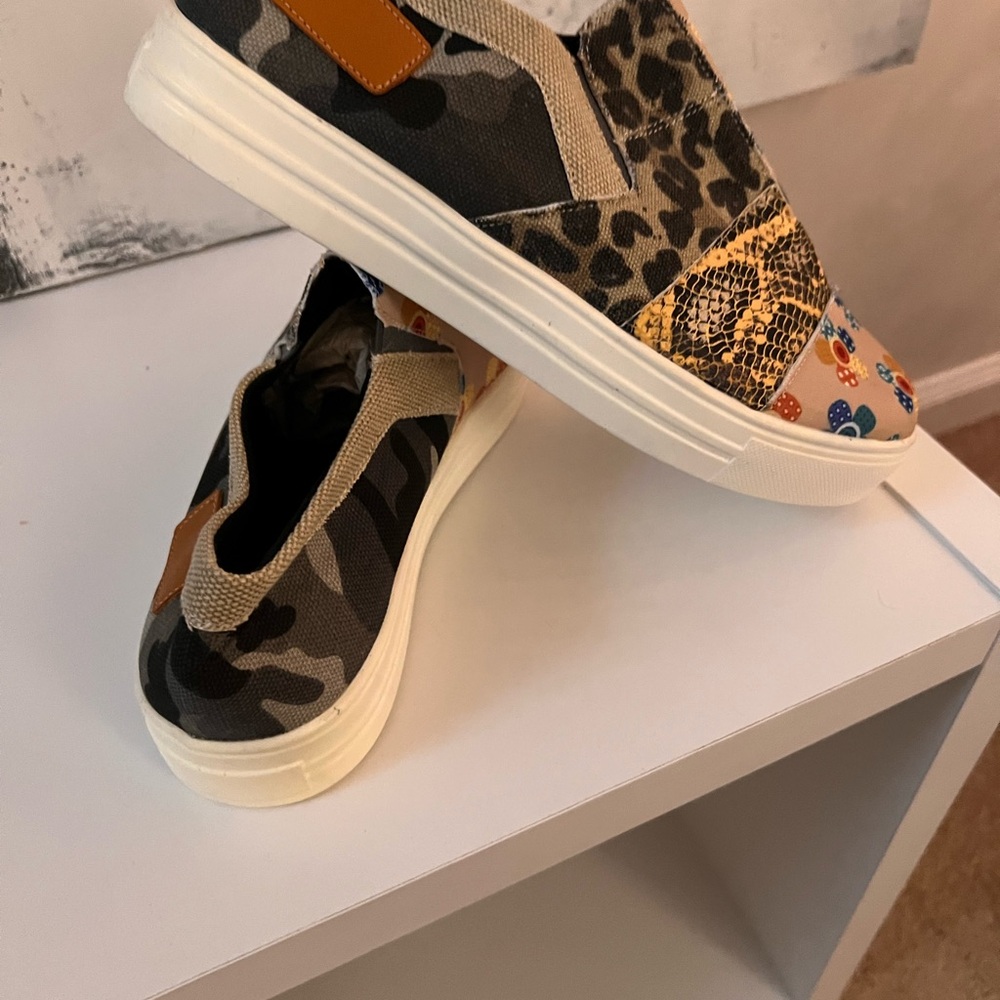 Multicolored Slip Ons - Picture 3 of 3